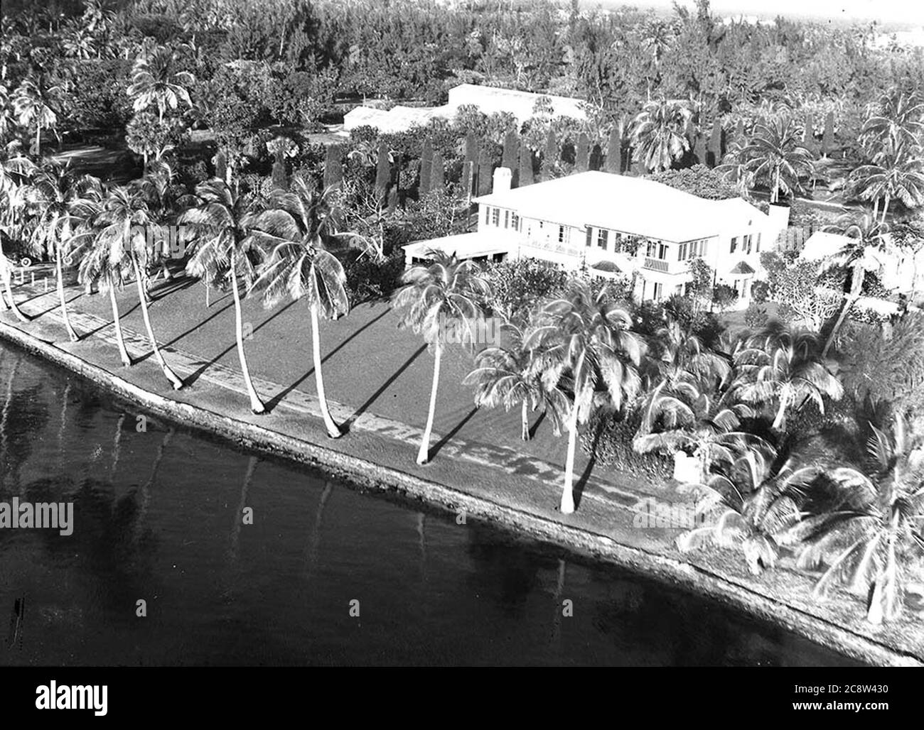 [Byron Chandler's ''The Plantation'' estate, Palm Beach, FL] . Stock Photo