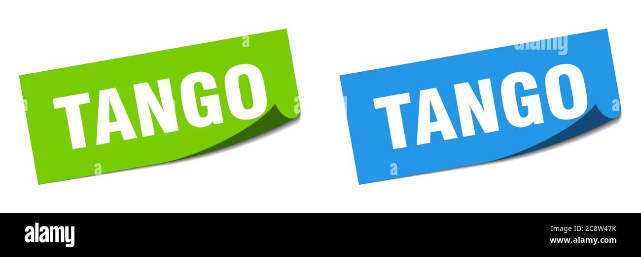 Tango Signs tango ribbon sign. tango vintage retro band Stock Vector Image & Art ...