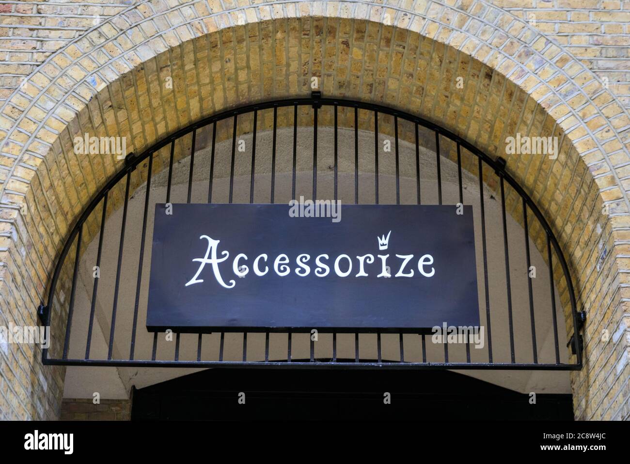 Accessorize shop chain exterior and branding sign, branch in London, England, UK Stock Photo