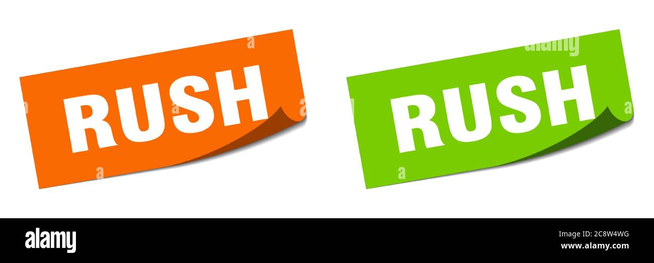 rush ribbon sign. rush vintage retro band Stock Vector Image & Art Alamy