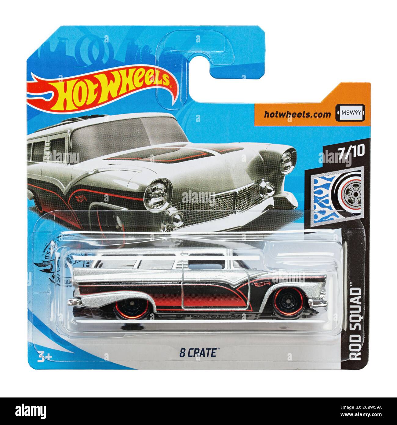Ukraine, Kyiv - Jule 17. 2020: Toy car model 8 crate. Hot Wheels is a scale  die-cast toy cars by American toy maker Mattel in 1968. File contains clip  Stock Photo - Alamy