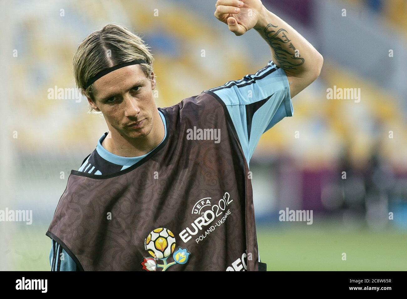 Fernando Torres During the Euro 2012, France - Spain on June 23