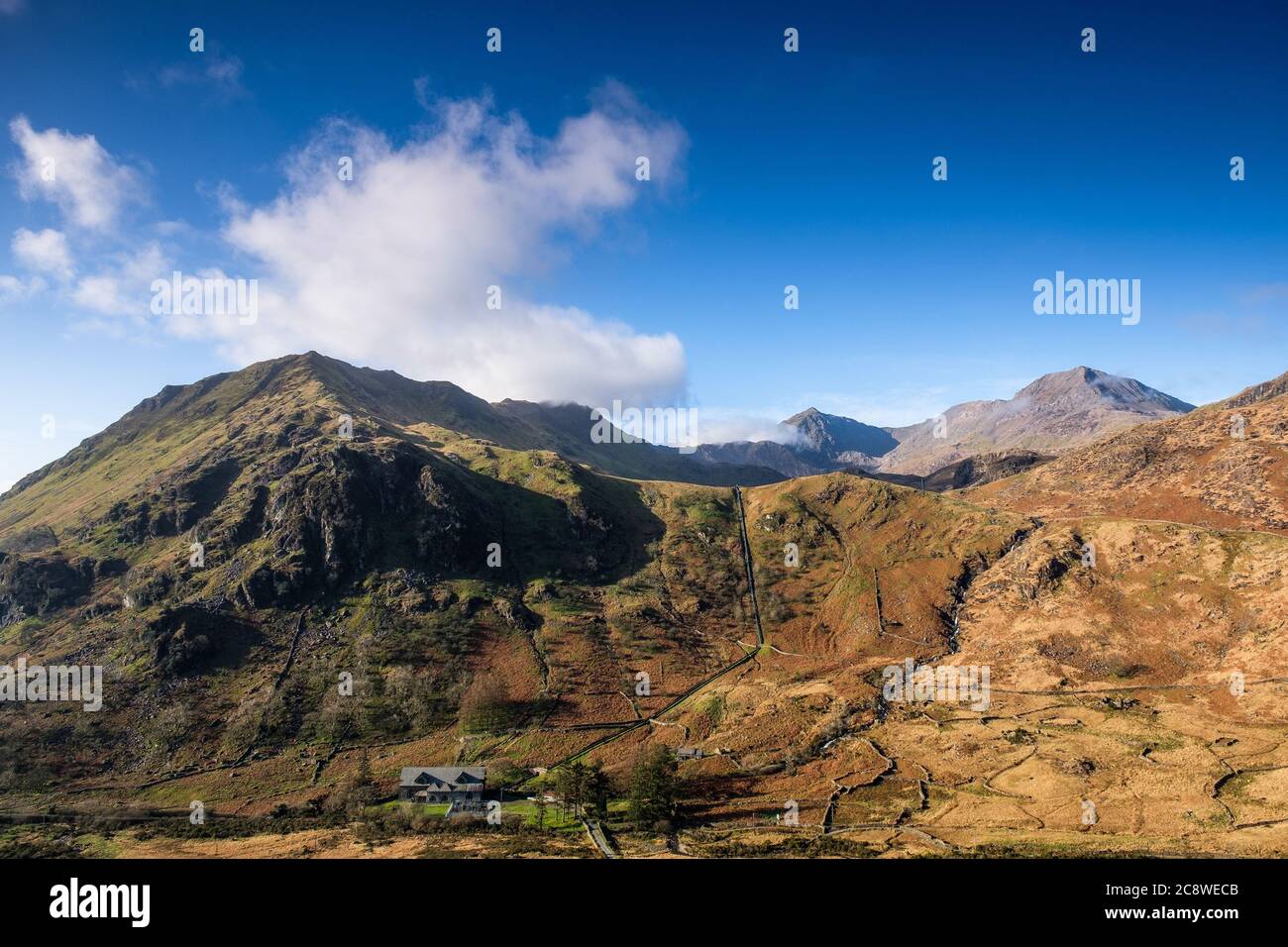 Snowdonia Winter Images Stock Photo - Alamy