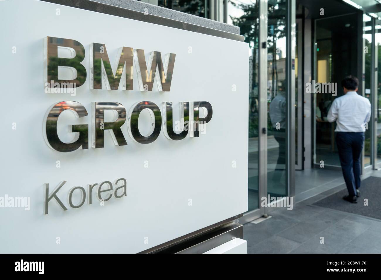 South Korea: Headquarters of BMW Group Korea in the downtown Seoul ...