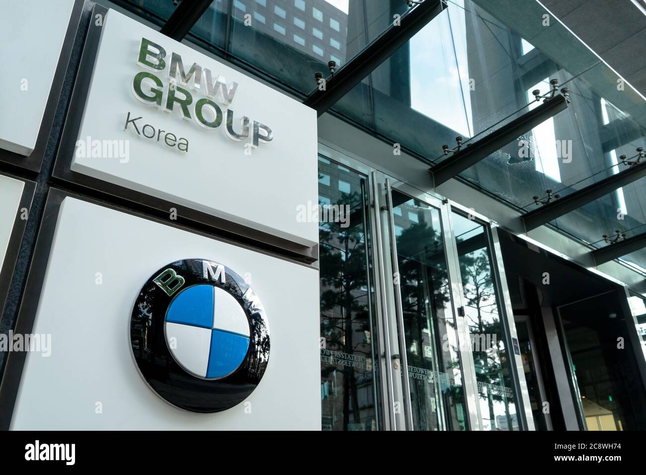 South Korea: Headquarters of BMW Group Korea in the downtown Seoul ...