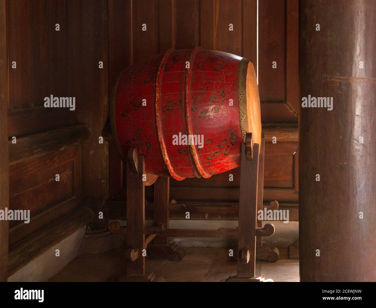 Wooden drum buddhist hi-res stock photography and images - Alamy