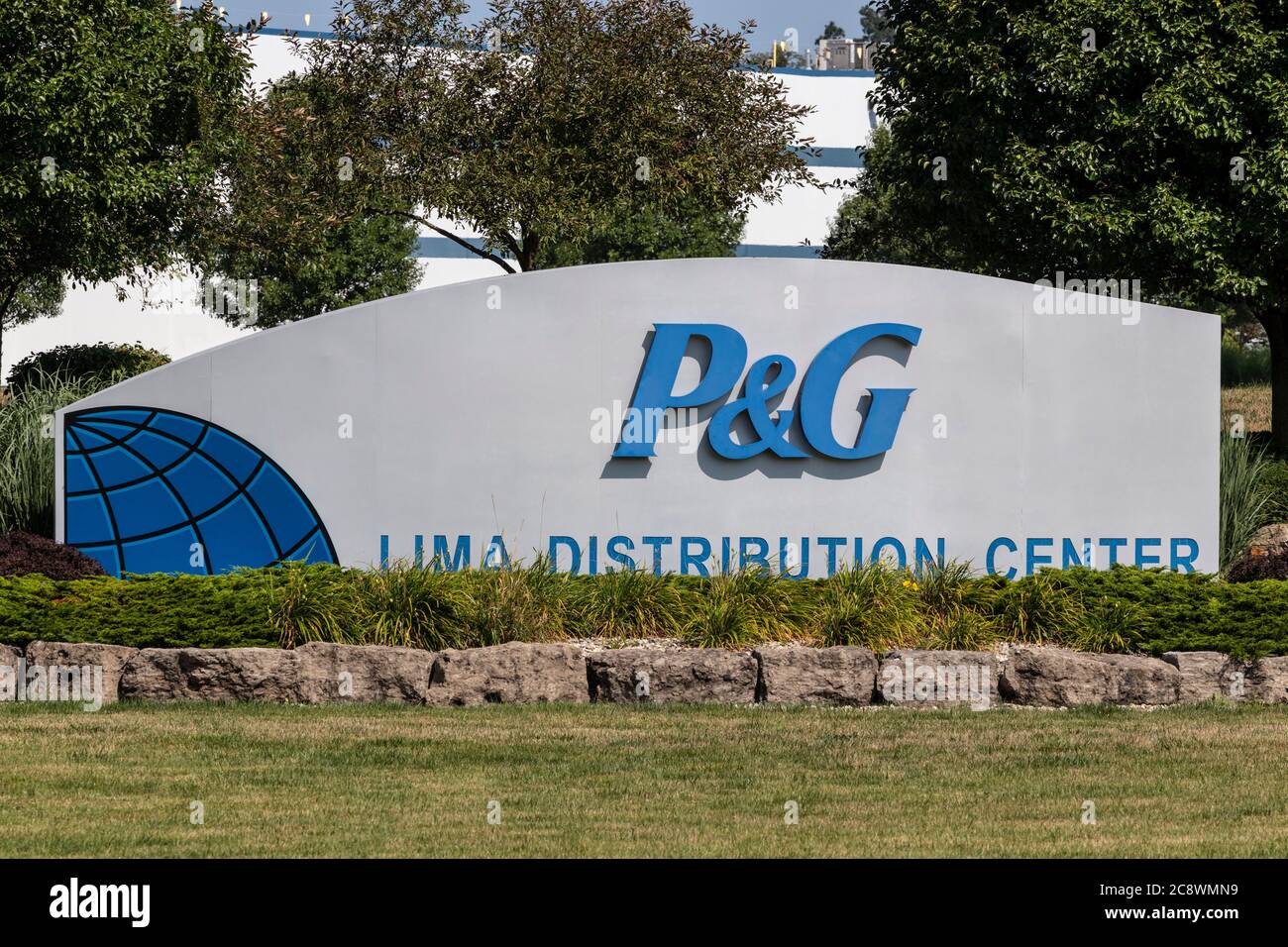 Lima Circa July 2020 Procter & Gamble Lima Distribution Center. P&G