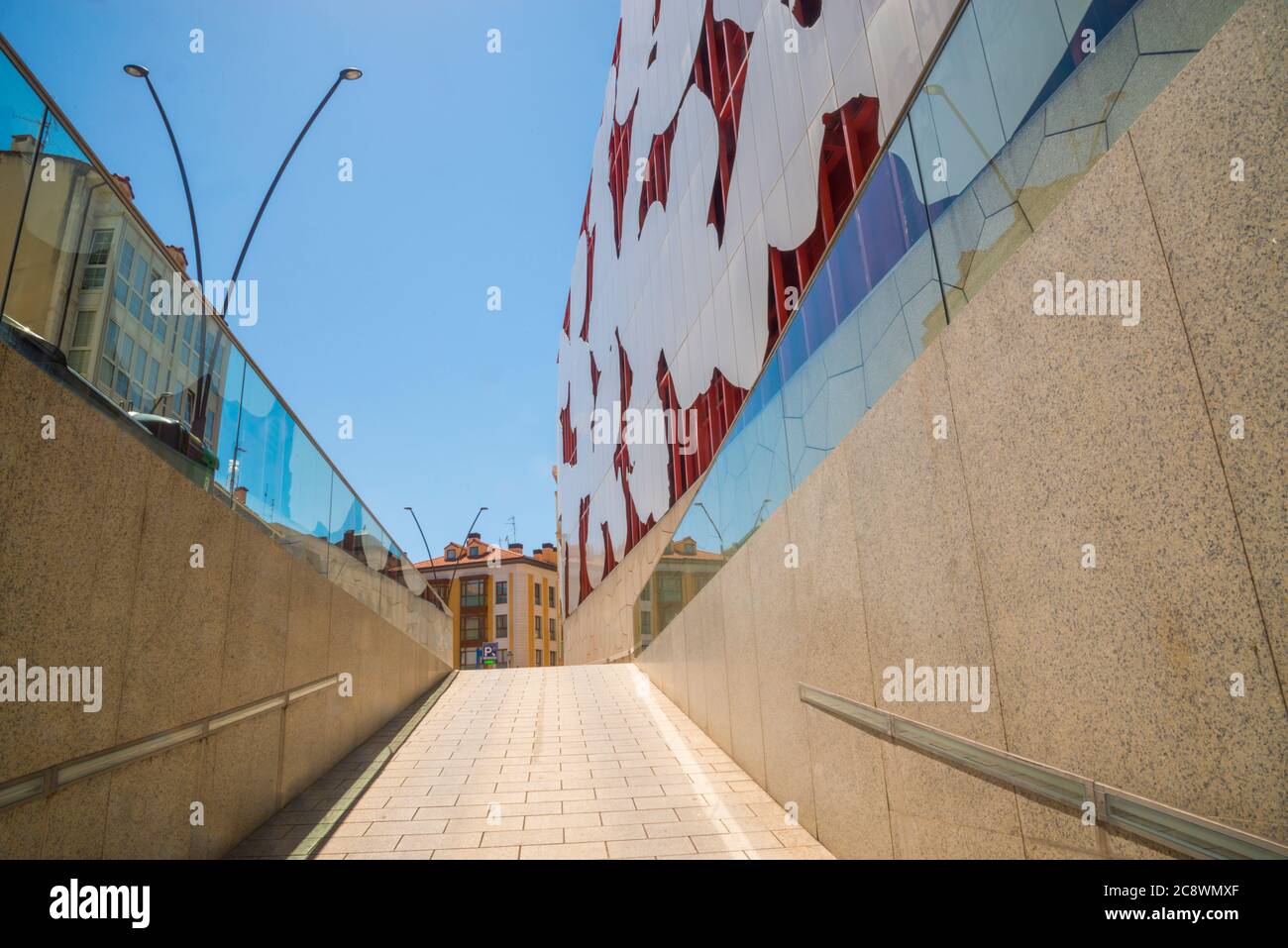 Facade of Human Evolution Museum. Burgos, Spain. Stock Photo
