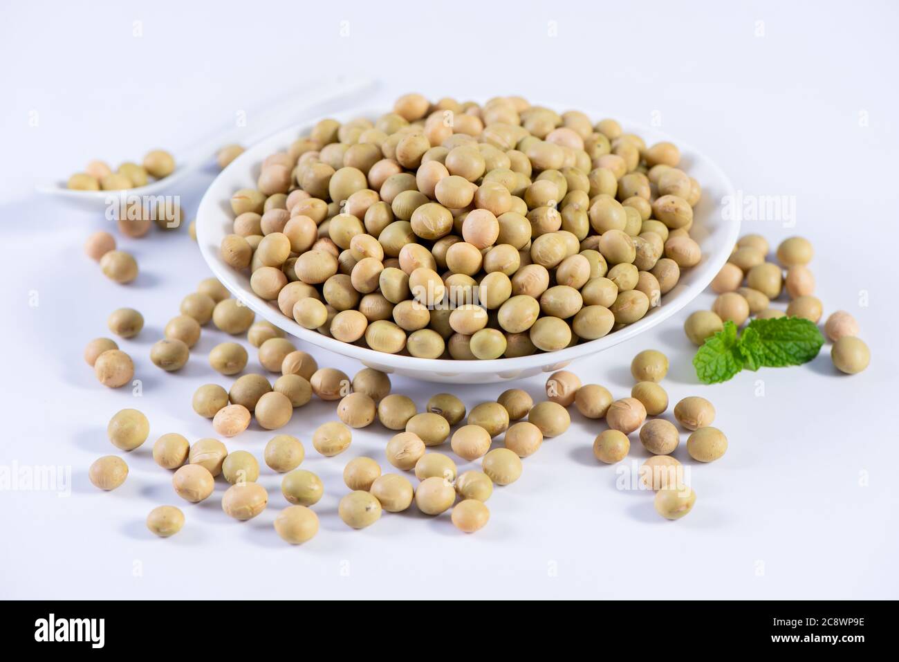 Yellowgreen Taiwanese organic nonGMO soybeans, soy beans in a