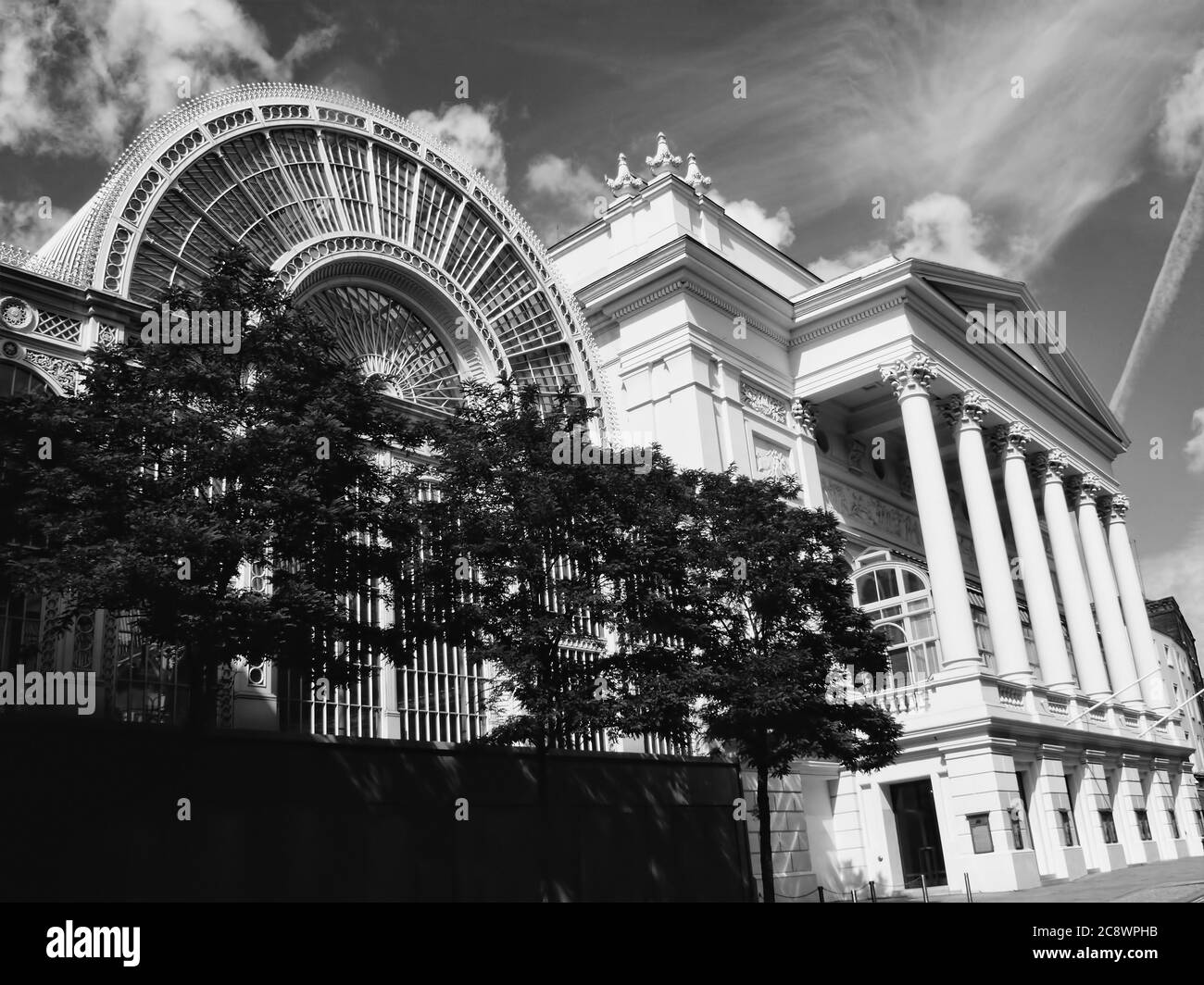 Royal Opera House and the Floral Hall Extension at Covent Garden London