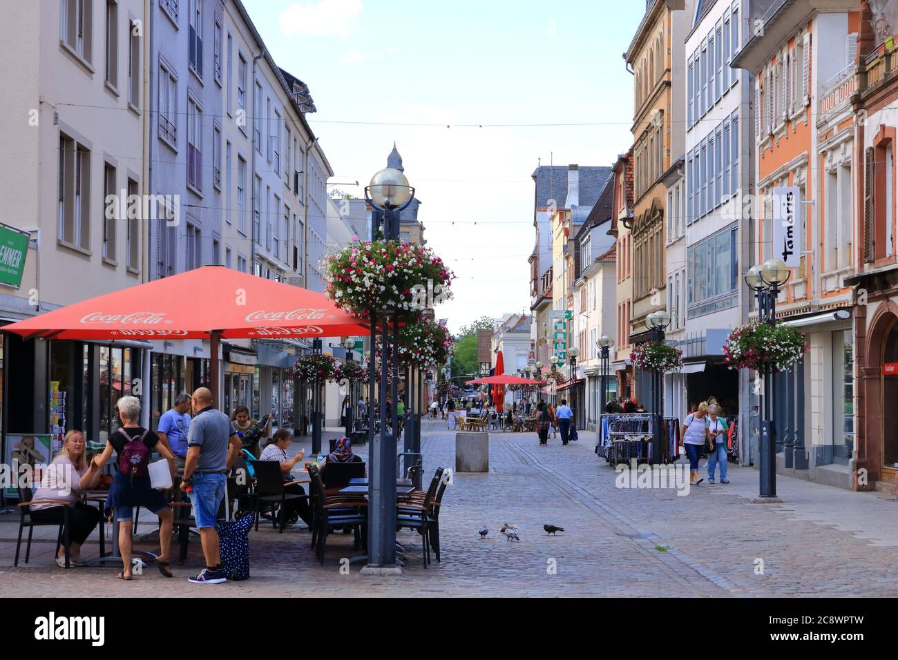 July 06 2020 - Landau in der Pfalz, Germany: View in the City of Landau in  the palatinate Stock Photo - Alamy