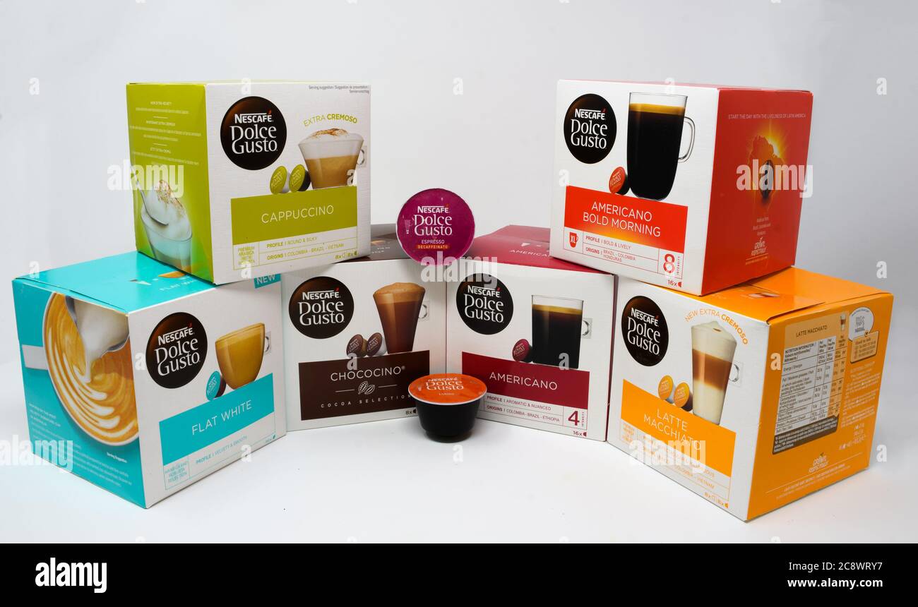 Nescafe dolce top gusto flavours