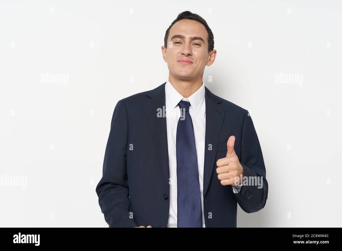 Man shows face smiles hi-res stock photography and images - Alamy
