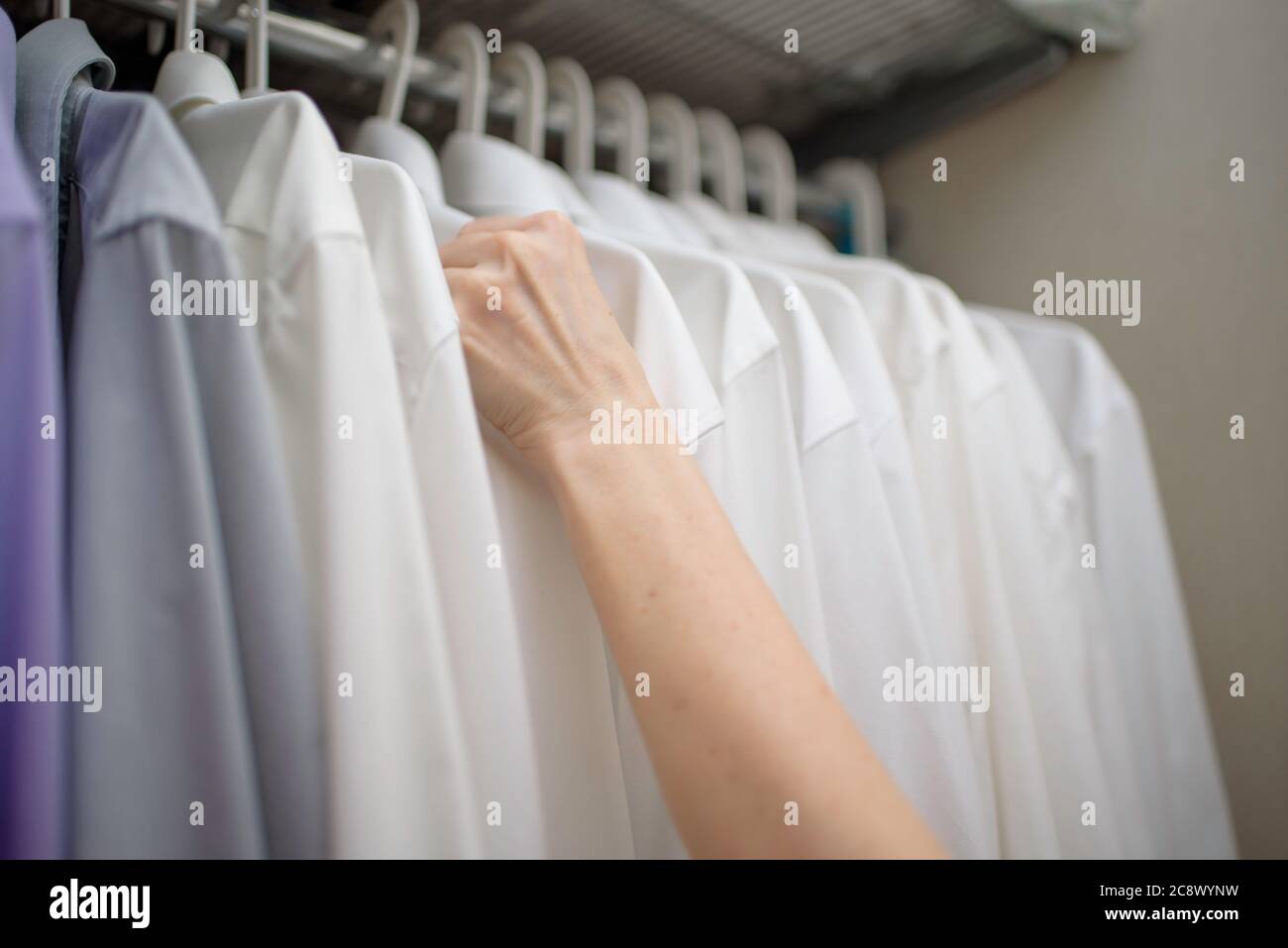 Mens shirts hanger hires stock photography and images Alamy