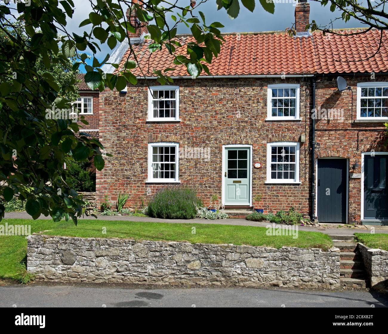 Houses in the village of Sheriff Hutton, North Yorkshire, England UK Stock Photo Alamy