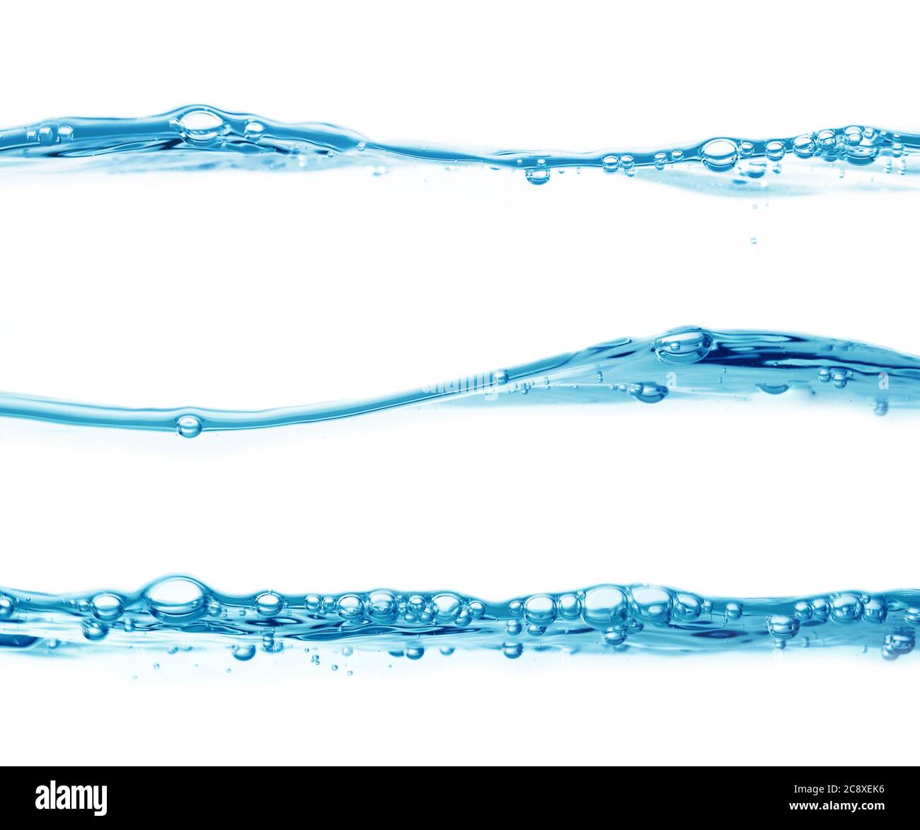water splash collage on white background Stock Photo - Alamy