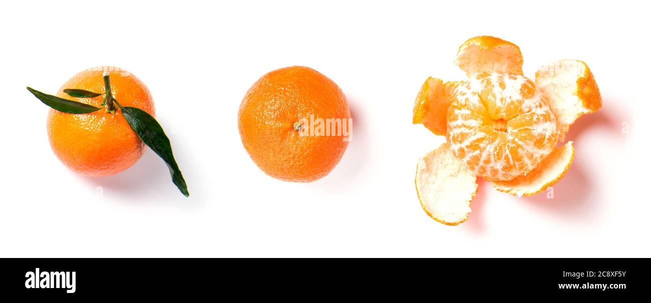 https://c8.alamy.com/comp/2C8XF5Y/ripe-orange-mandarine-tangerine-clementine-with-leaves-isolated-on-white-background-top-view-2C8XF5Y.jpg