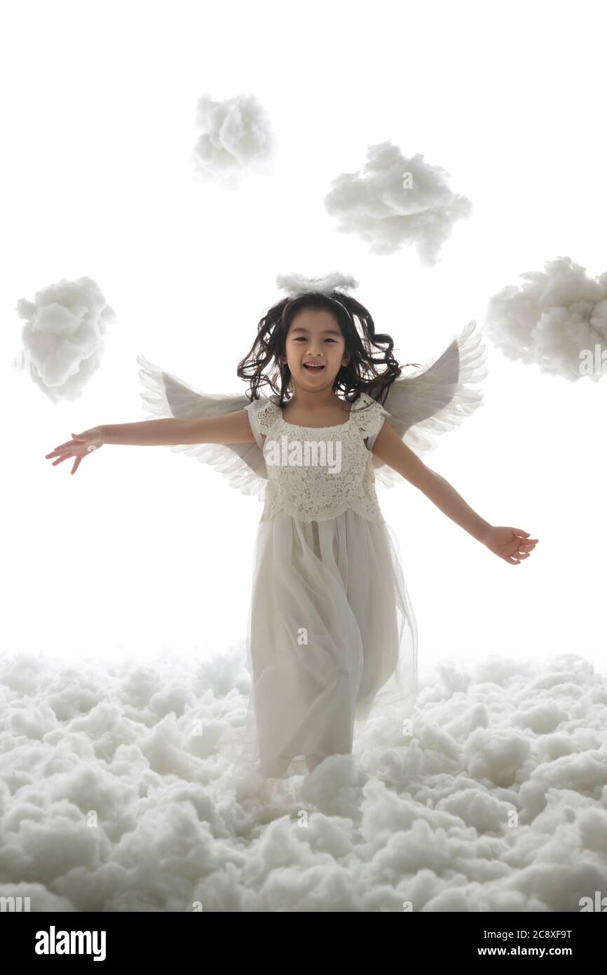 Angel running hi-res stock photography and images - Alamy