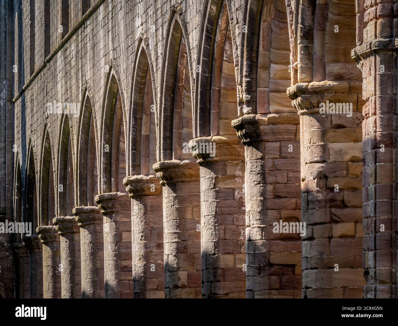 Fountains Abbey ruins, Ripon, UK Stock Photo Alamy