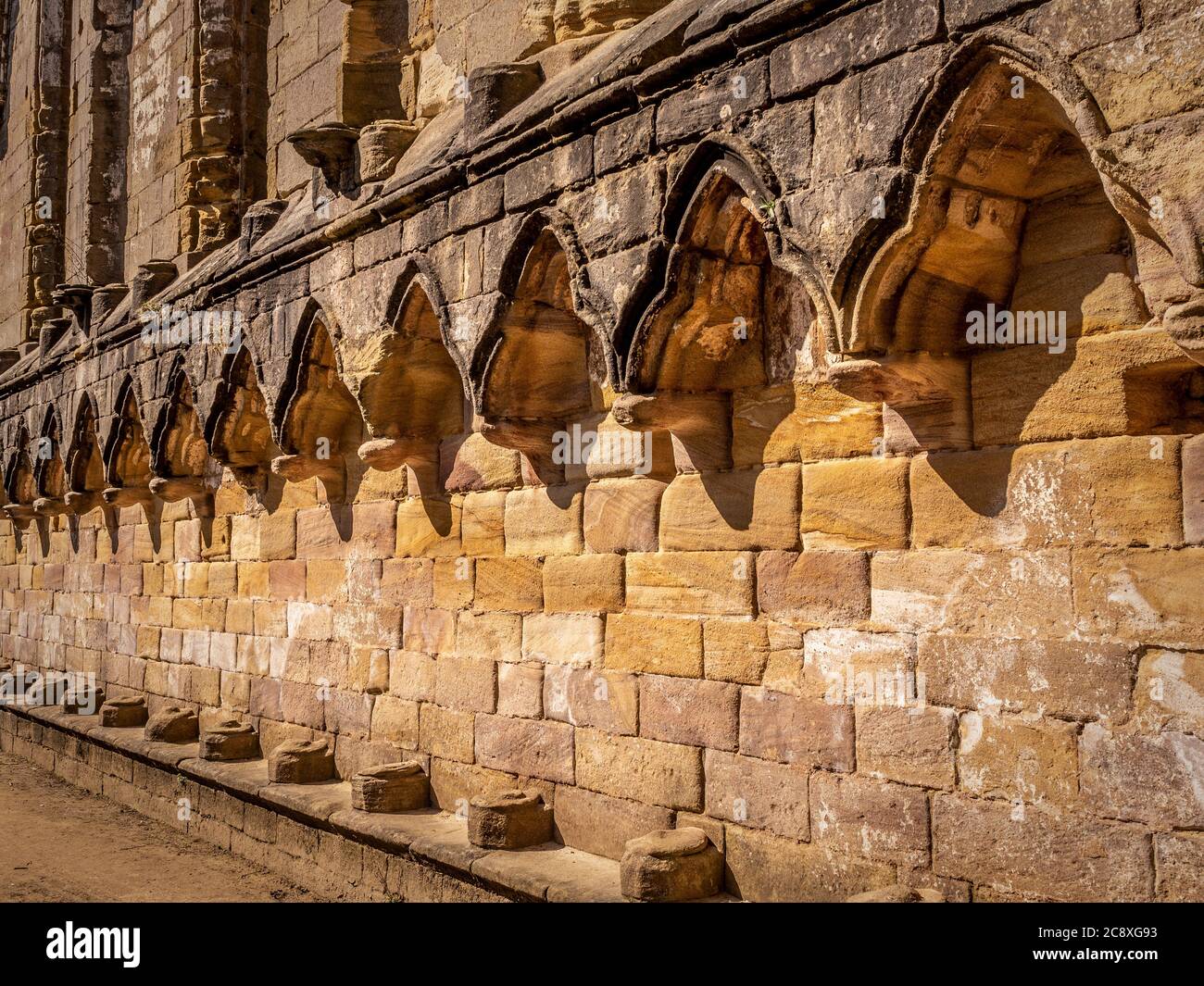 Fountains Abbey ruins, Ripon, UK Stock Photo Alamy