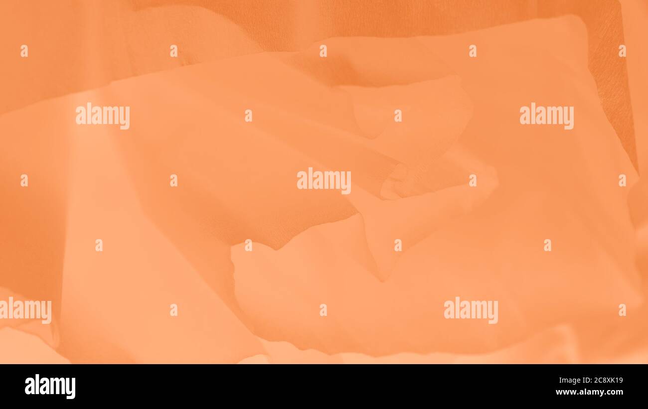 Light orange background, blurred abstract panorama background Stock Photo