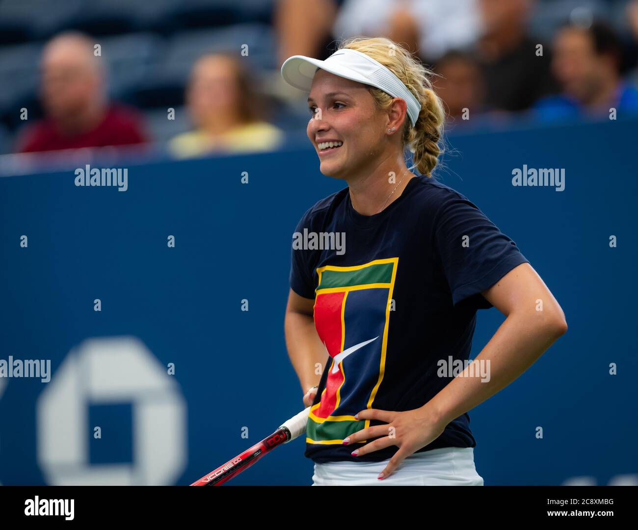 Donna Vekic of Croatia during practice at the 2019 US Open Grand Slam ...