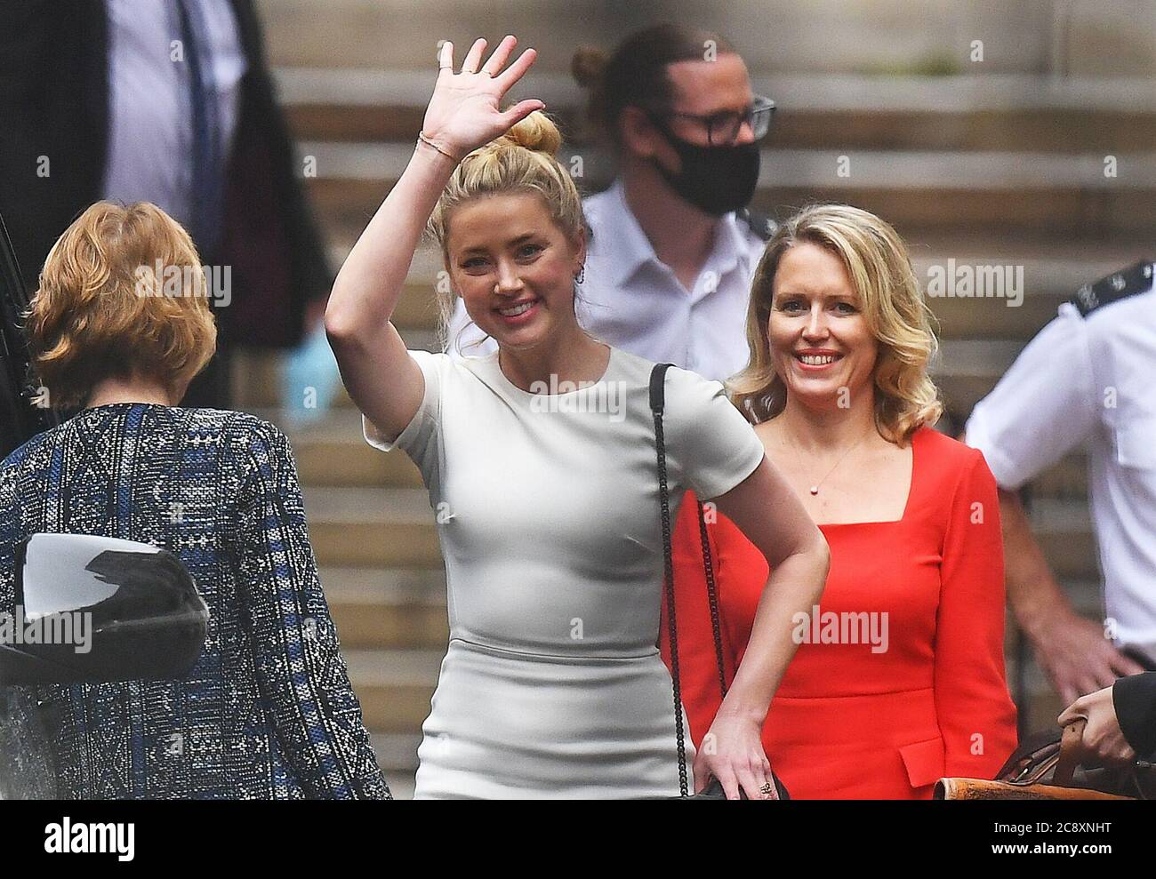 Actress Amber Heard leaves the High Court in London after a hearing in Johnny Depp's libel case against the publishers of The Sun and its executive editor, Dan Wootton. After almost three Actress Amber Heard leaves the High Court in London after a hearing in Johnny Depp's libel case against the publishers of The Sun and its executive editor, Dan Wootton. After almost three