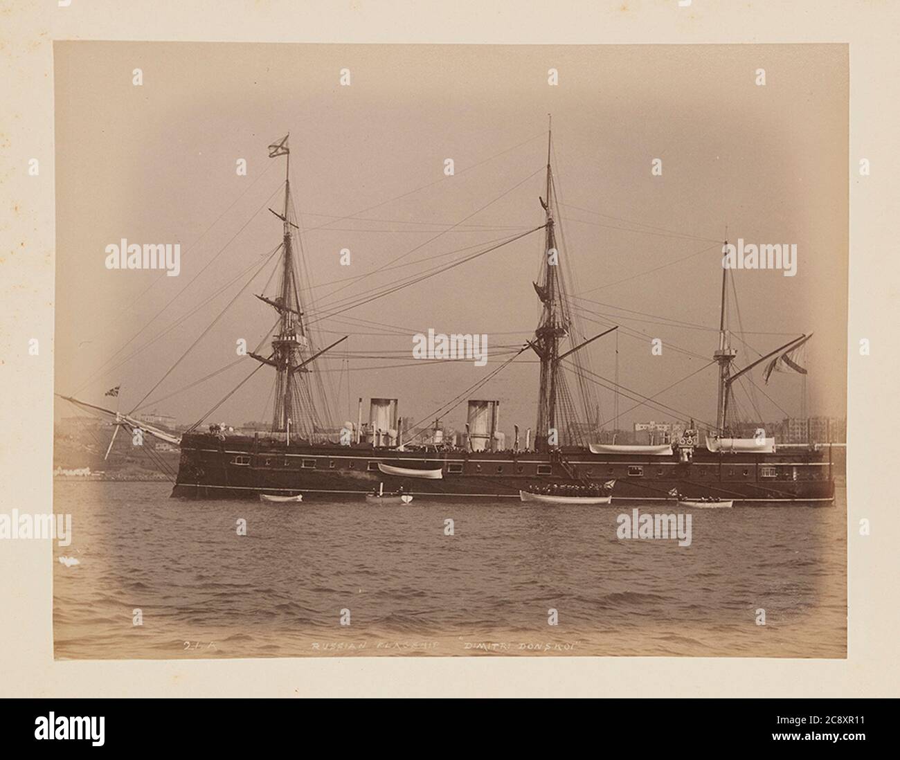 Russian flagship 'Dimitri Donskoi' Stock Photo - Alamy