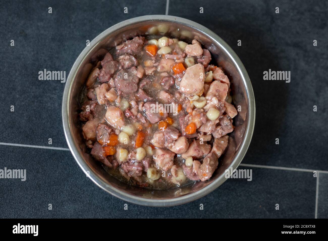Dog wet food bowl hires stock photography and images Alamy