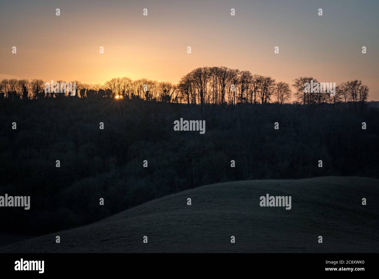 Barton Hills in BartonleClay, Bedfordshire, UK Stock Photo Alamy