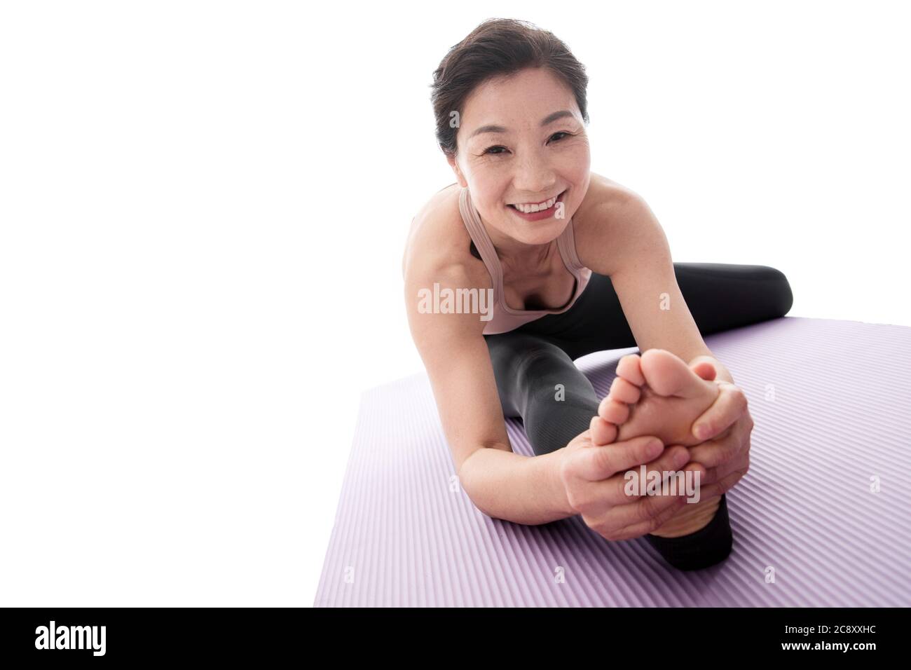 Asian mature woman barefoot hi-res stock photography and images - Alamy