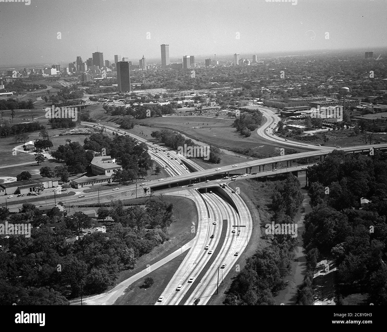 [Aerial View, Houston, Texas] Stock Photo Alamy