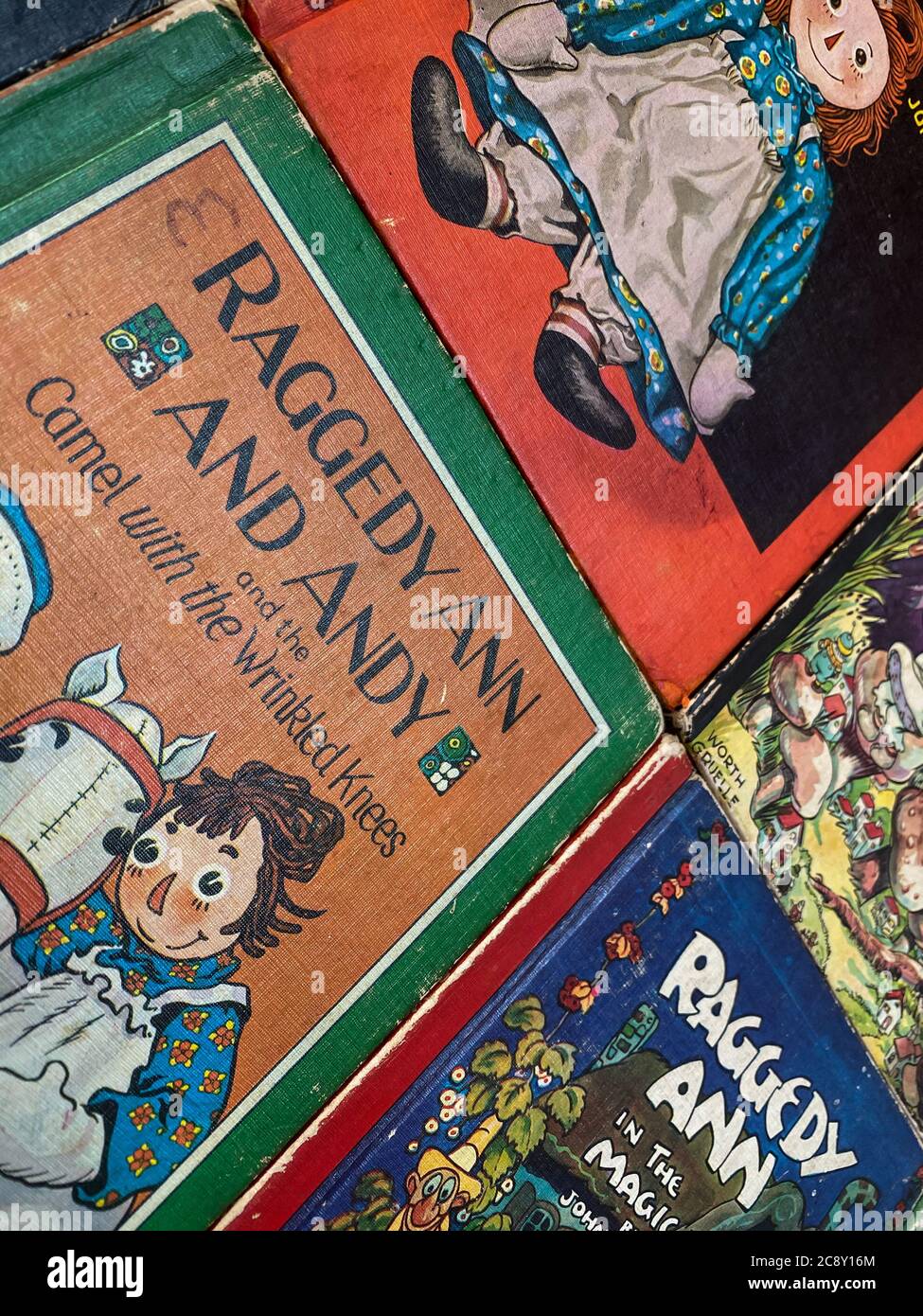 WOODBRIDGE, NEW JERSEY - Juy 27, 2020: a collection of very worn ...