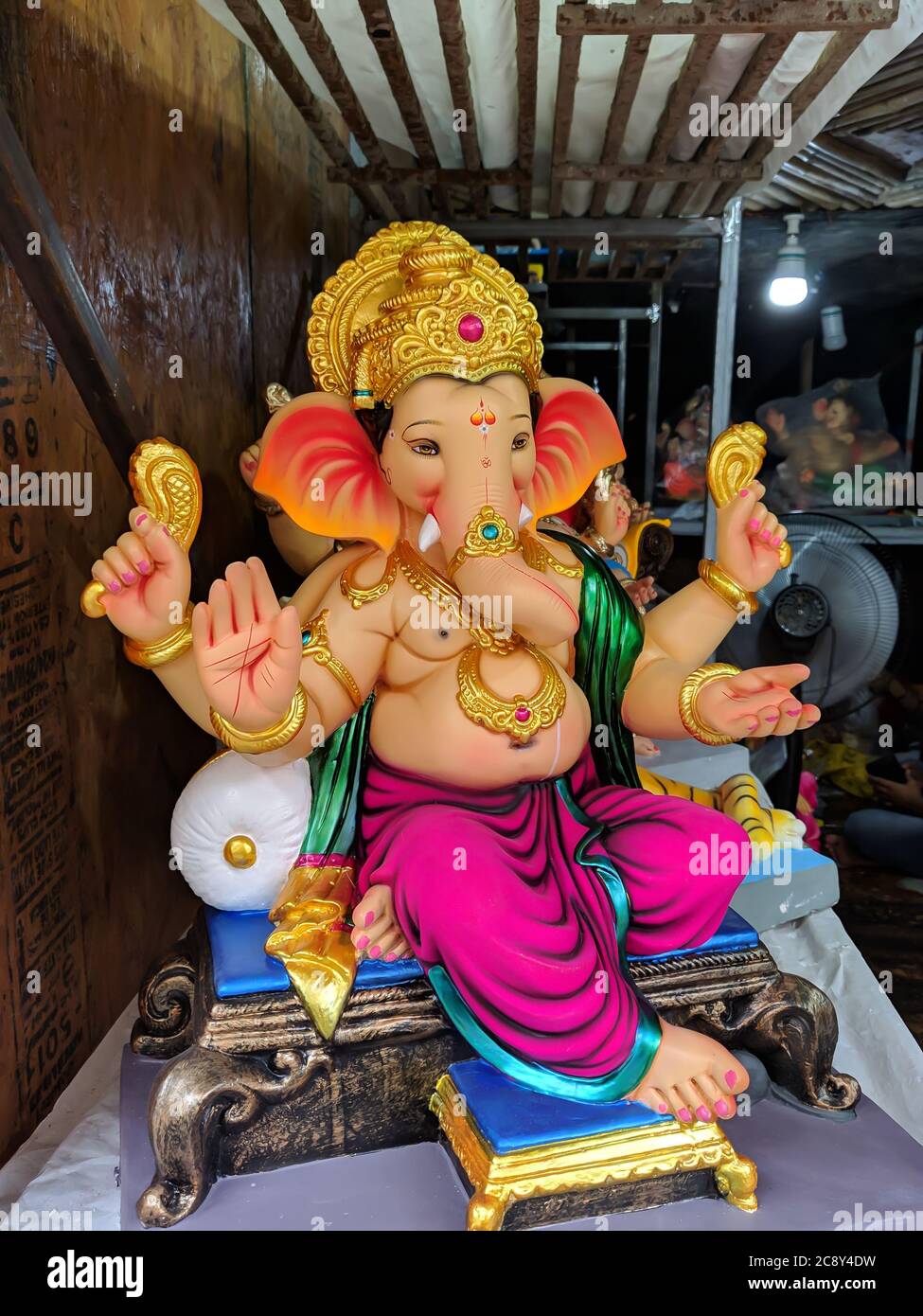 Indian fastival ganeshotsav - lord Ganesha Stock Photo