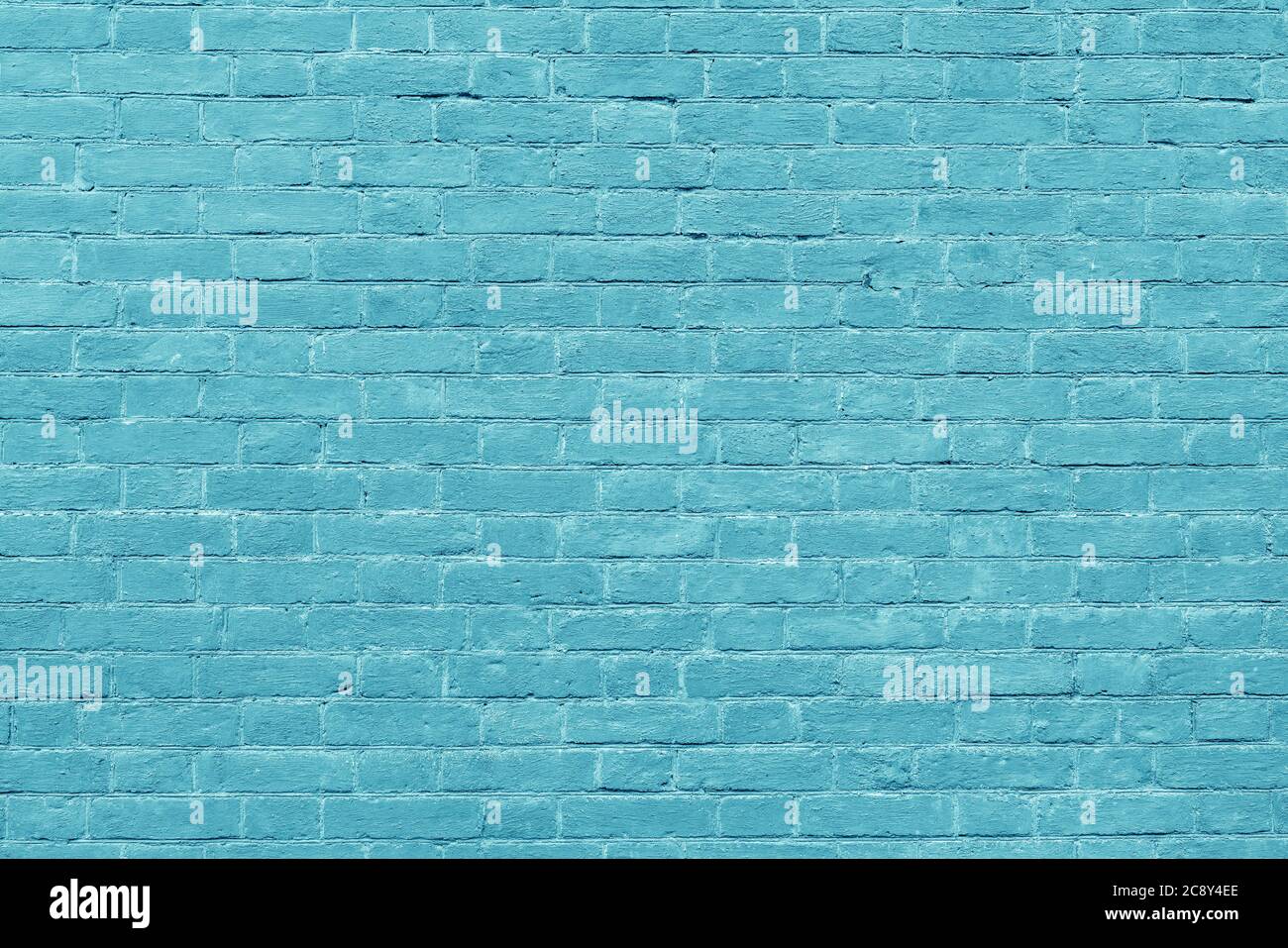 Old vintage green brick wall textured background Stock Photo - Alamy