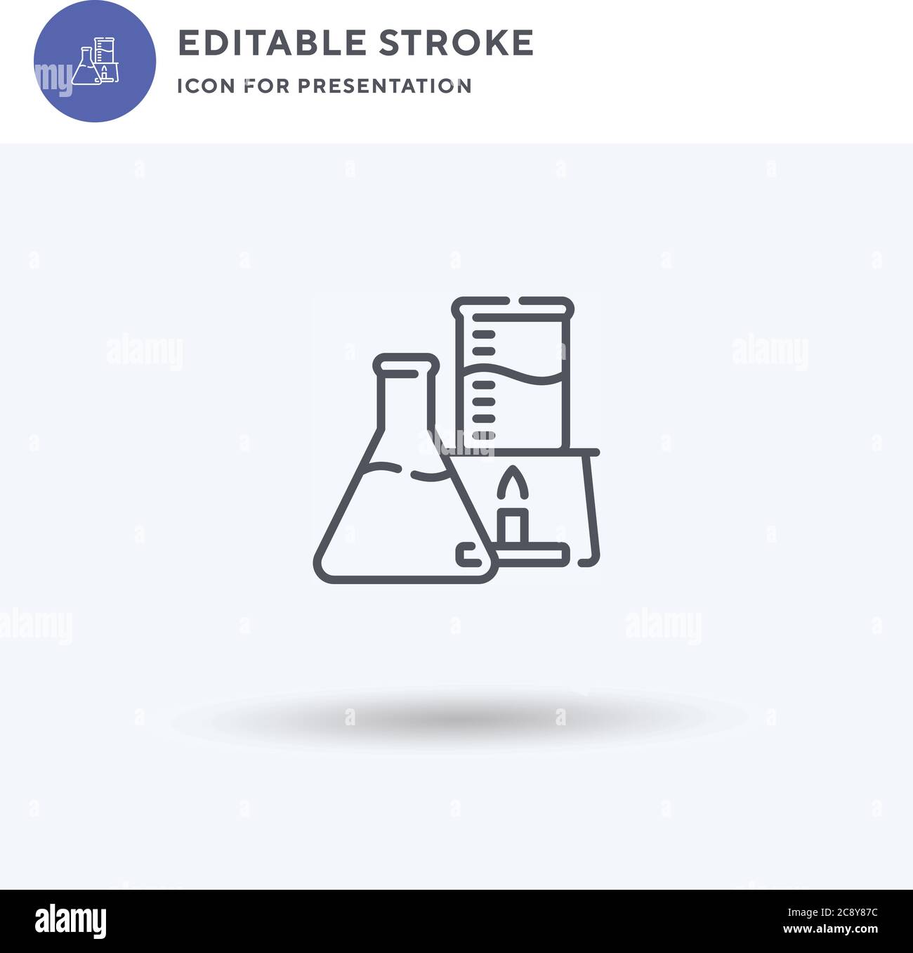 Chemistry icon vector, filled flat sign, solid pictogram isolated on ...