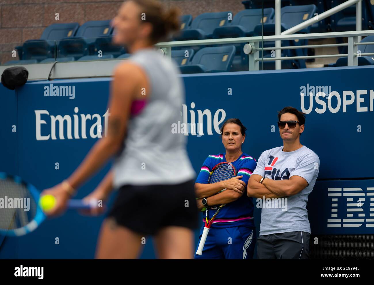 Michal Hrdlicka practices at the 2019 US Open Grand Slam tennis tournament  Stock Photo - Alamy