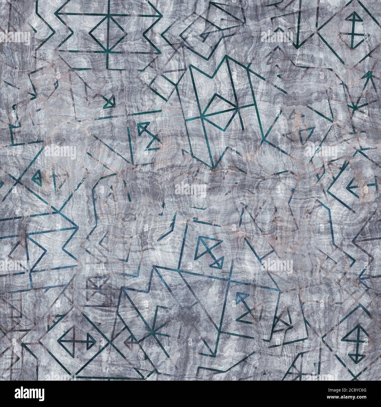 Seamless blue texture grungy repeat pattern swatch Stock Photo - Alamy