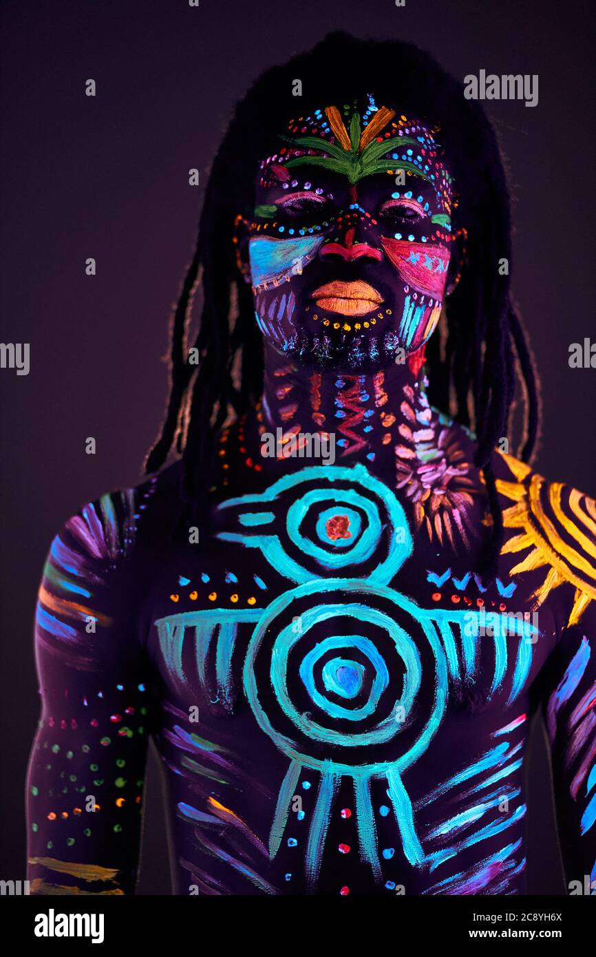 tribal body paint patterns