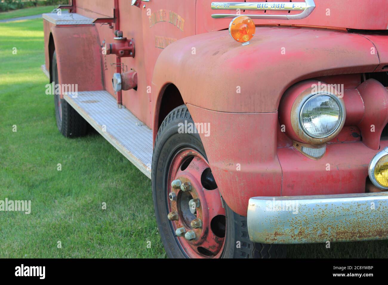 1951 Ford Fire Truck Stock Photo