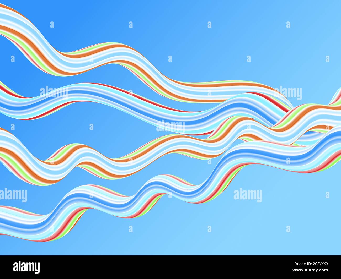 Abstract liquid background. Colored liquid wave. Web design Stock Vector