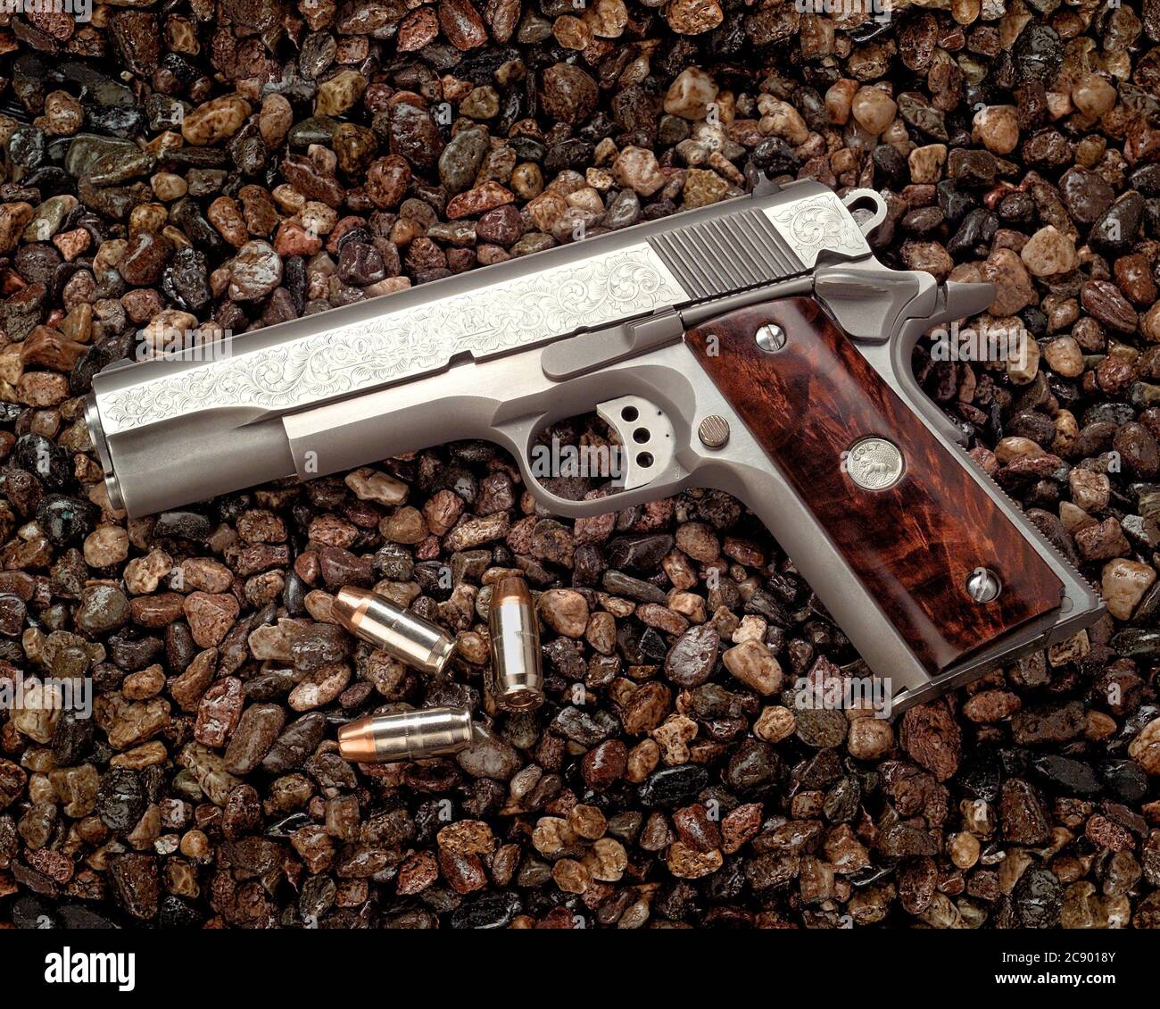 45 caliber colt 45 gun hi-res stock photography and images - Alamy