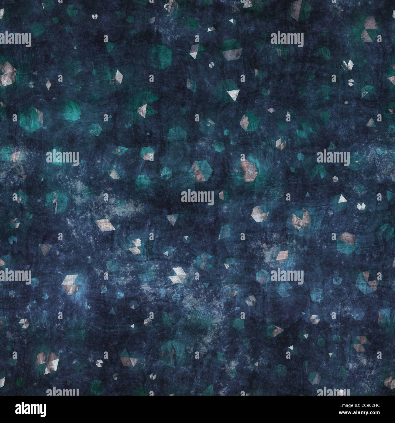 Seamless blue texture grungy repeat pattern swatch Stock Photo - Alamy