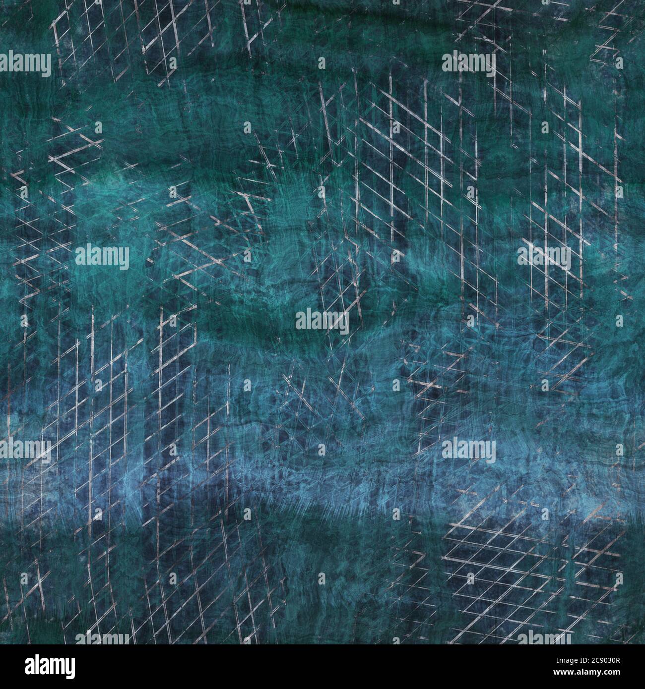 Seamless blue texture grungy repeat pattern swatch Stock Photo - Alamy
