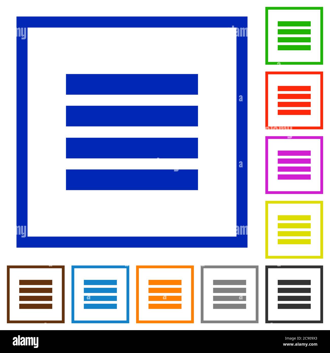Justified vector vectors hi-res stock photography and images - Alamy