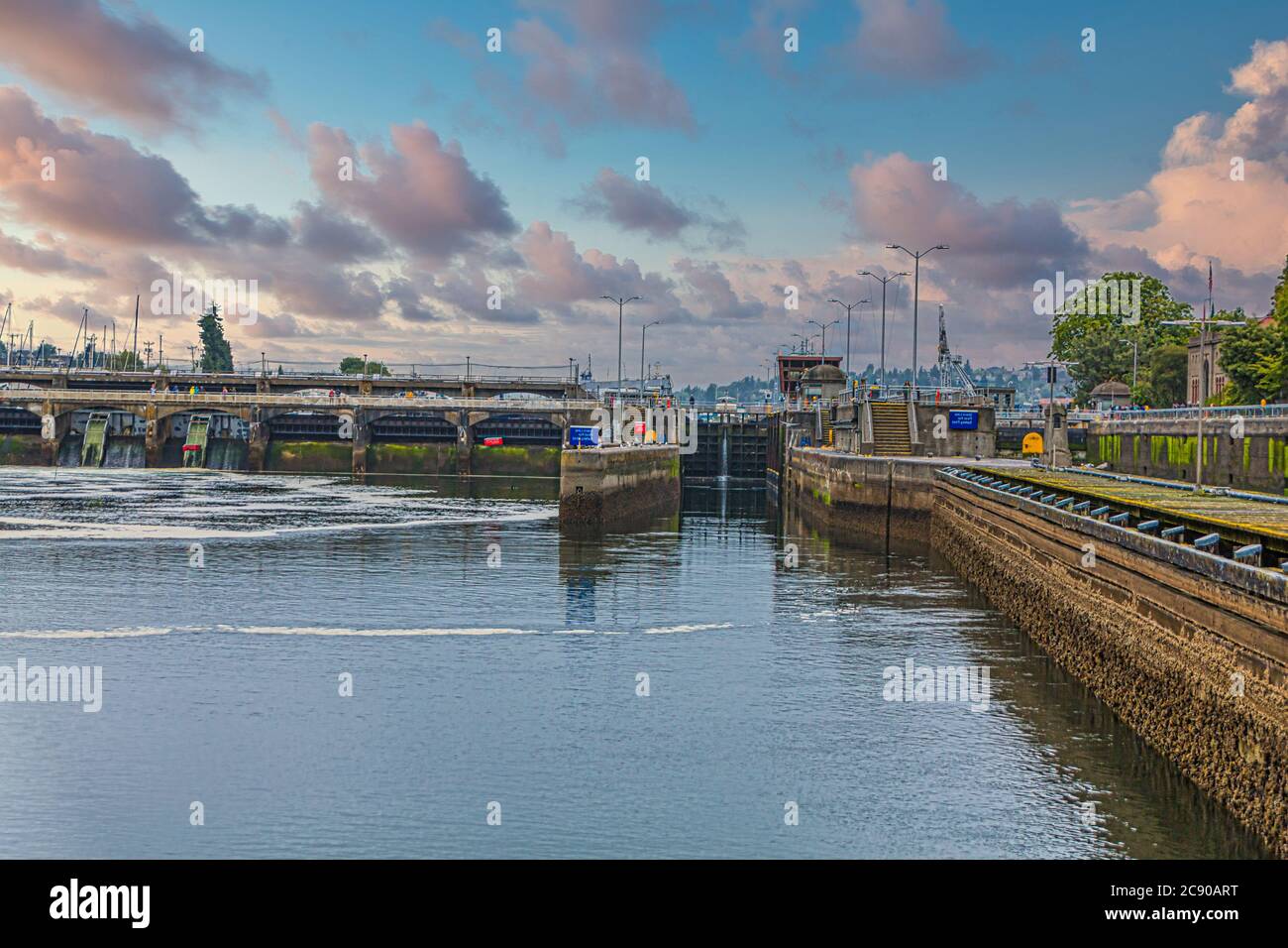 Small Side of Locks Stock Photo