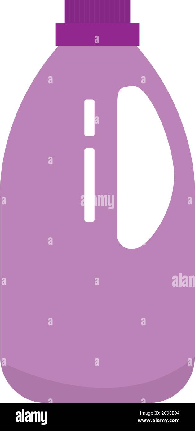 Liquid detergent bottle icon. Fabric softener icon - Vector Stock Vector