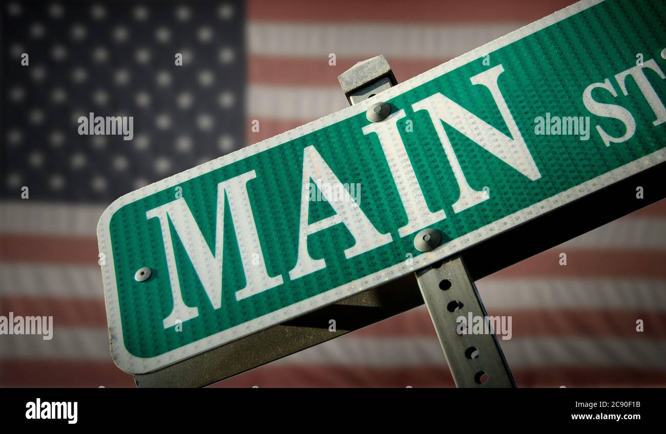 American road with sign hi-res stock photography and images - Alamy