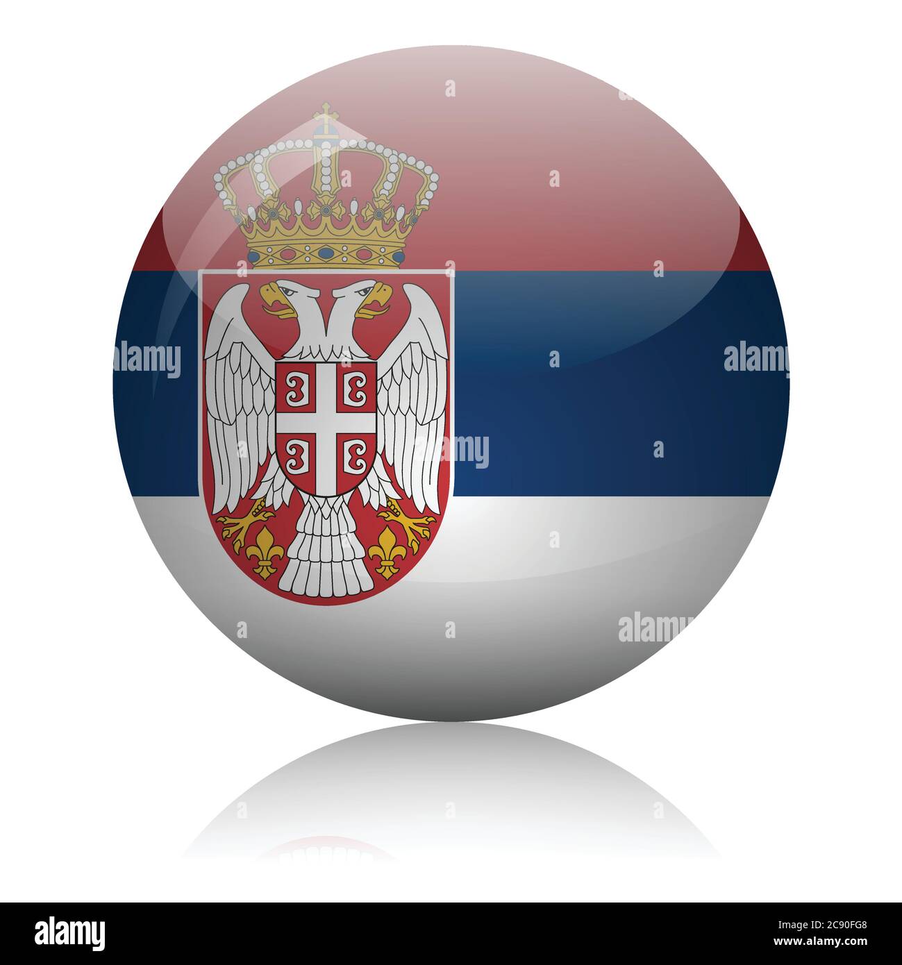 Vojvodina official national flag and coat of arms, Serbia, vector  illustration Stock Vector Image & Art - Alamy