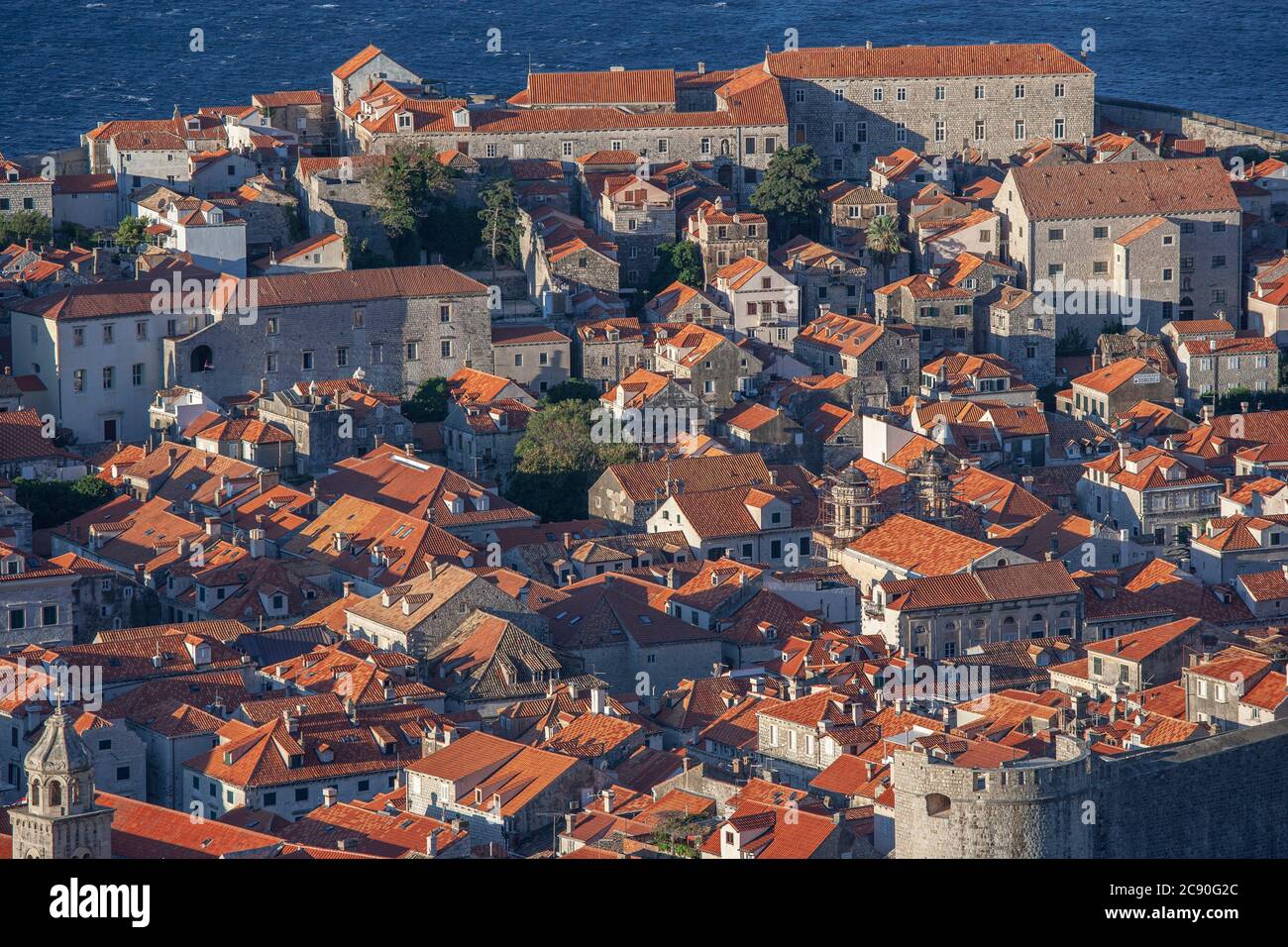 Croatia, Dubrovnik, Old town architecture Stock Photo